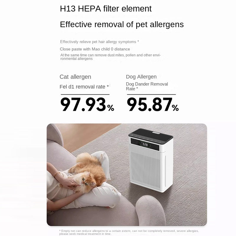 Pet specific suction floating hair intelligent fully automatic sterilization air purifier