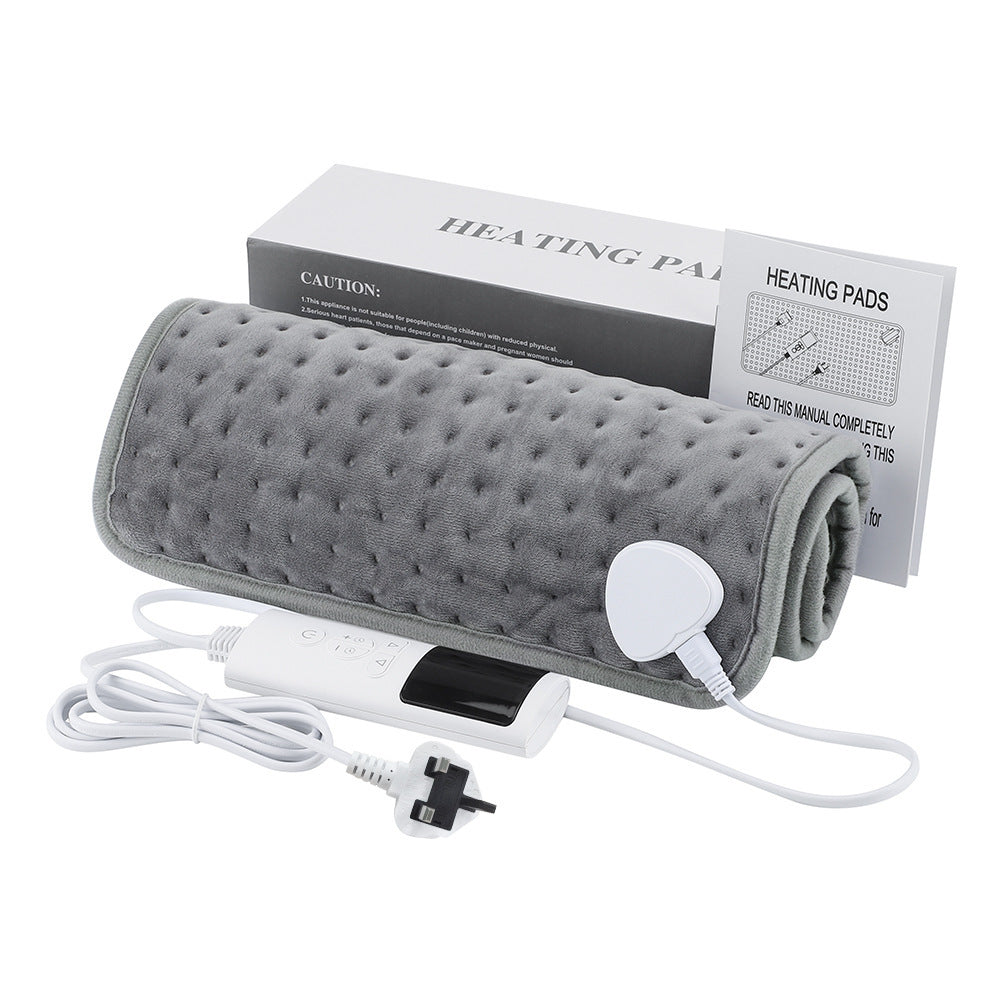 9-level temperature control 4-speed timed heating pad warm therapy small electric blanket