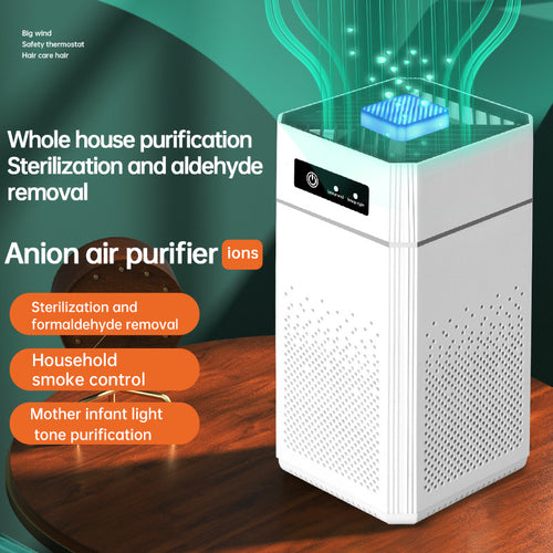 Air purifier negative ion formaldehyde removal odor filter USB portable deodorizer