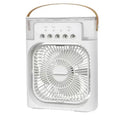 Five-Hole Mist Fan, Multi-Functional Household Office Desktop Humidifier, Cooling Fan with Light, Plug-in Humidifier