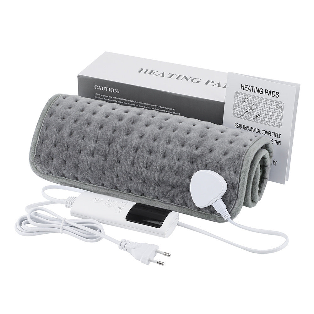 9-level temperature control 4-speed timed heating pad warm therapy small electric blanket