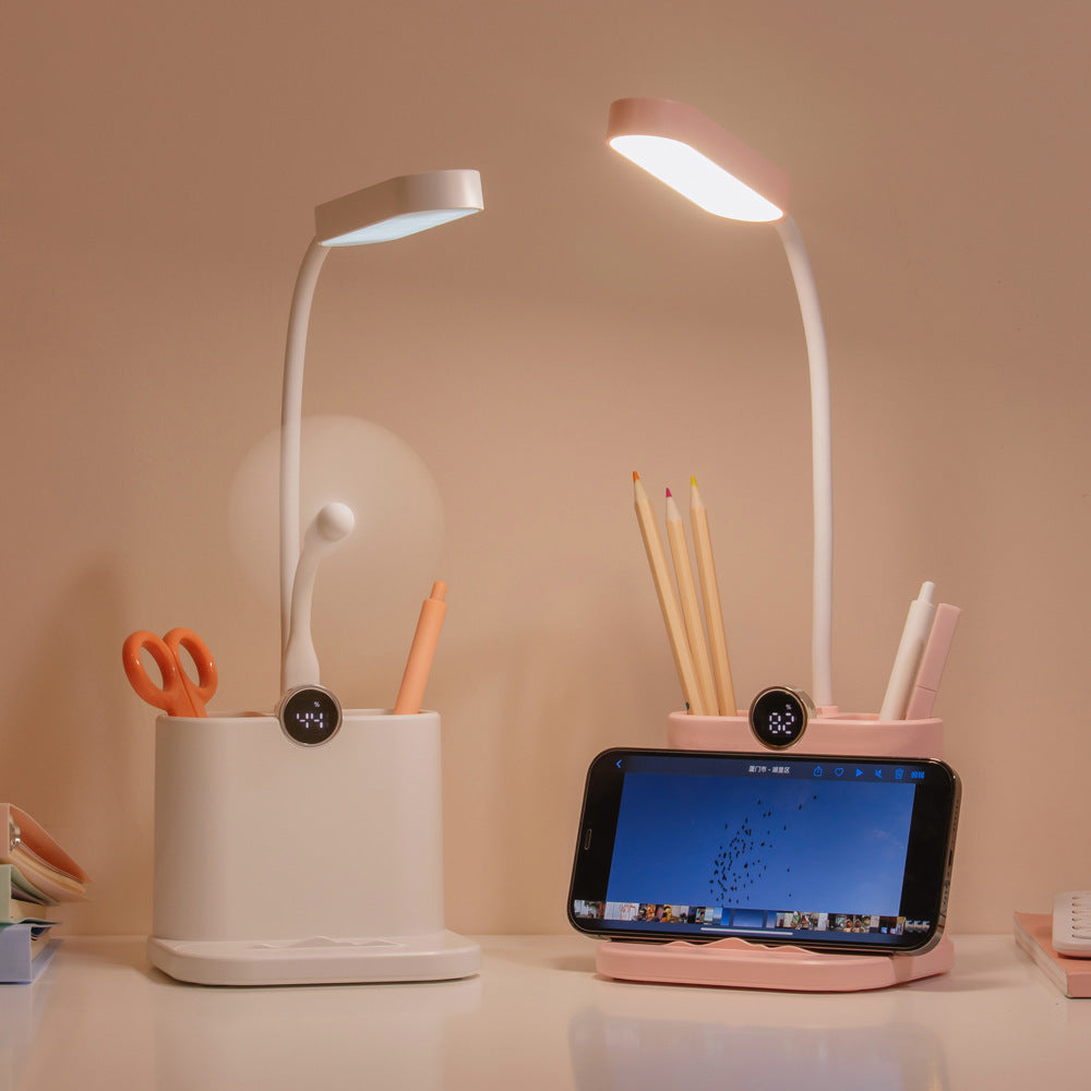 New Multi-Function Digital Display Desk Lamp Simple Smart Home Stepless Dimming Learning Led Eye Protection Lamp