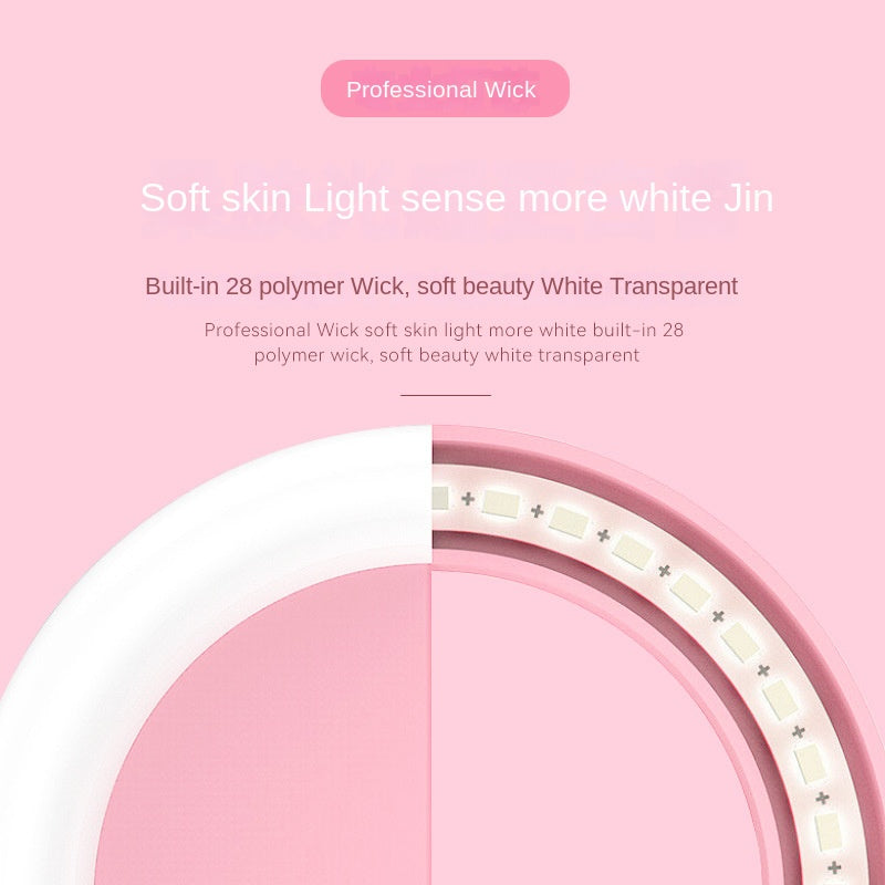 Rechargeable Phone Light for Live Streaming, RK12 Clip-on Selfie Light, Portable Lighting for Photography