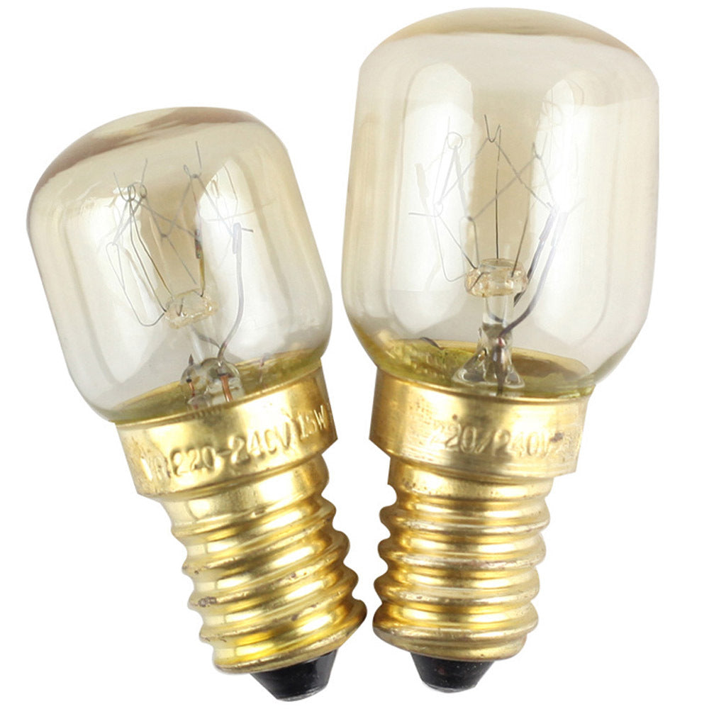 Bulb Oven Bulb 15W 25W Microwave Oven Lamp High Temperature Resistant E14 Himalayan Salt Crystal Lamp