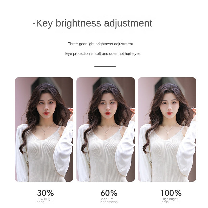 Rechargeable Phone Light for Live Streaming, RK12 Clip-on Selfie Light, Portable Lighting for Photography